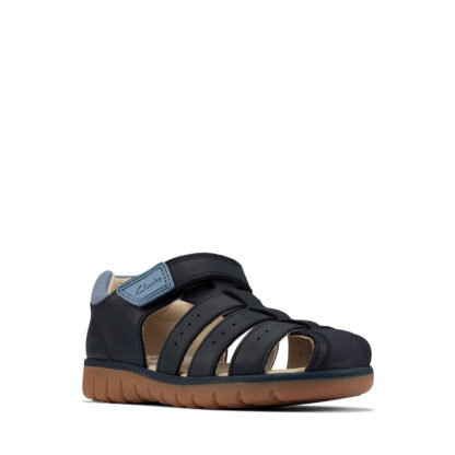 Clarks Closed Sandal Boy Blue Roam Bay K